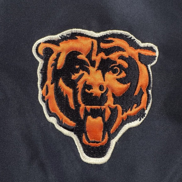 Chicago Bears Men's Small Lightweight Golf Pullover Coaches Jacket NFL - Picture 7 of 16